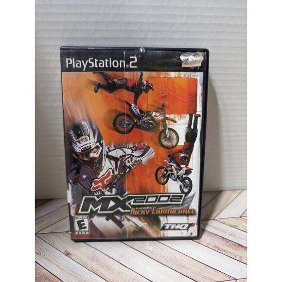 MX 2002 Featuring Ricky Carmichael (Sony PlayStation 2, 2001) PS2 MotocrosRacing - Picture 1 of 4